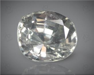 Natural Unheated & Untreated Certified White Sapphire  1.15 carats - DIN 89184